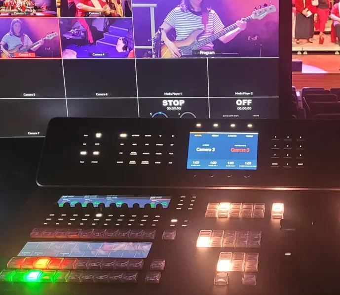 Mélangeur vidéo studio